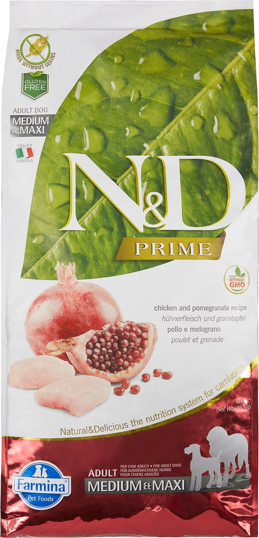 Farmina N&D Prime Chicken and Pomegranate 26.5lb