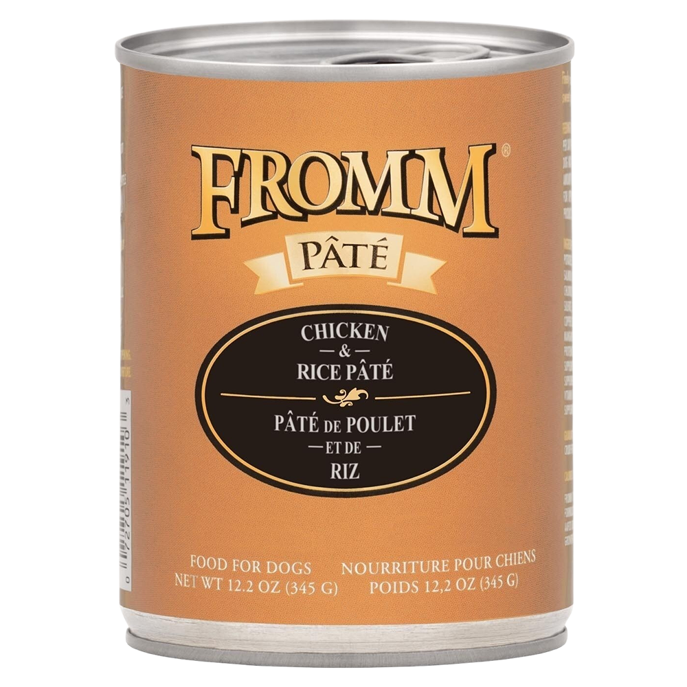Fromm Chicken & Rice Pate Can 12.2oz