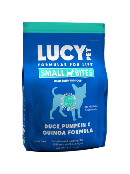Lucy Pet Duck Pumpkin and Quinoa Small Bites 4.5lb