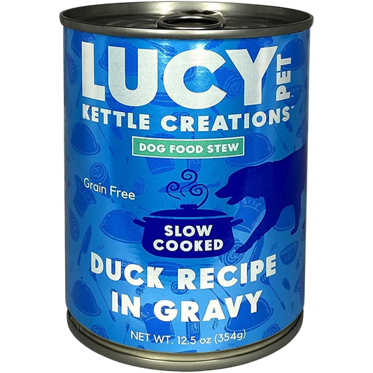 Lucy Pet Kettle Creations Duck in Gravy 12.5oz Can