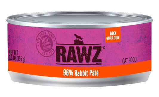 Rawz Rabbit Pate 5.5oz Can