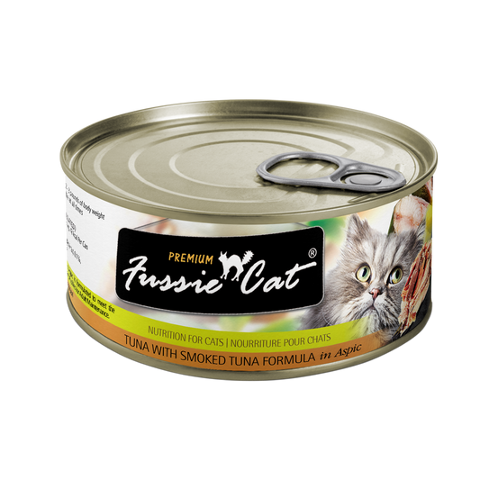 Fussie Cat Premium Tuna Smoked Tuna 2.82oz Can