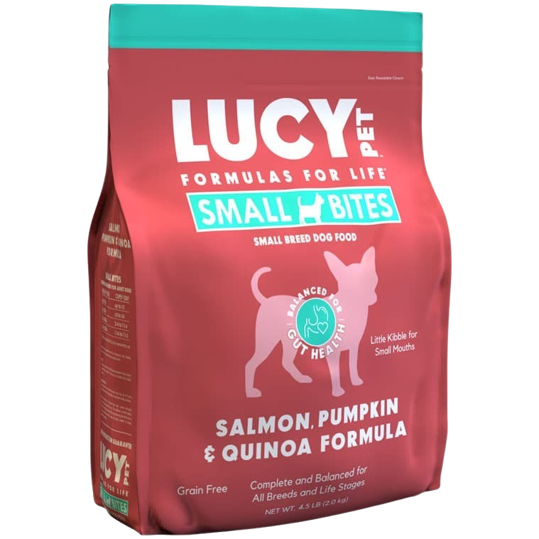 Lucy Grain Free Pet Small Bites Salmon Pumpkin & Quina 4.5lb
