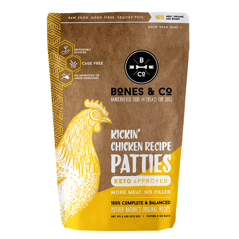 Bones & Co Chicken Patties 6lb