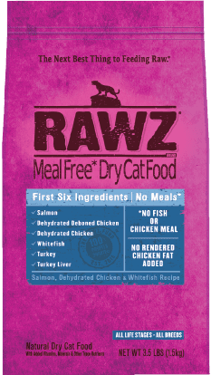 Rawz Chicken and White Fish Cat Food 1.75lb